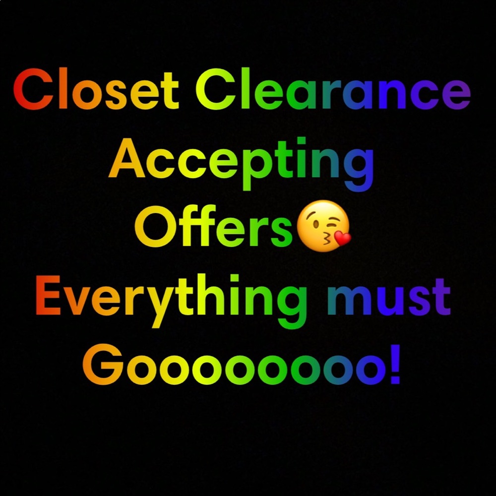 CLOSET CLEARANCE